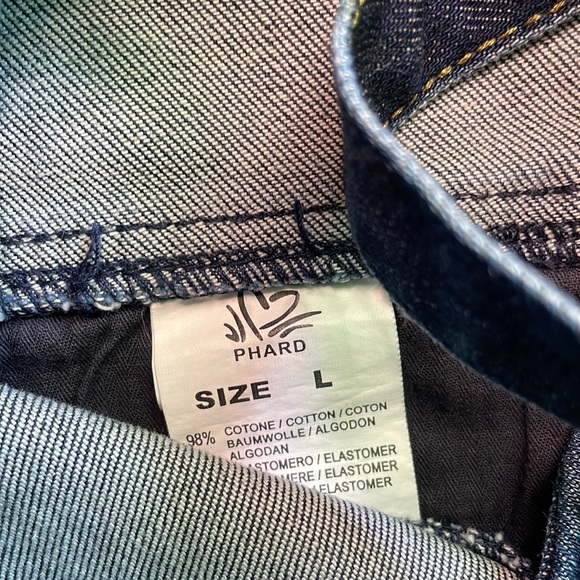 Phard Denim Overalls Shorts - Picture 7 of 7